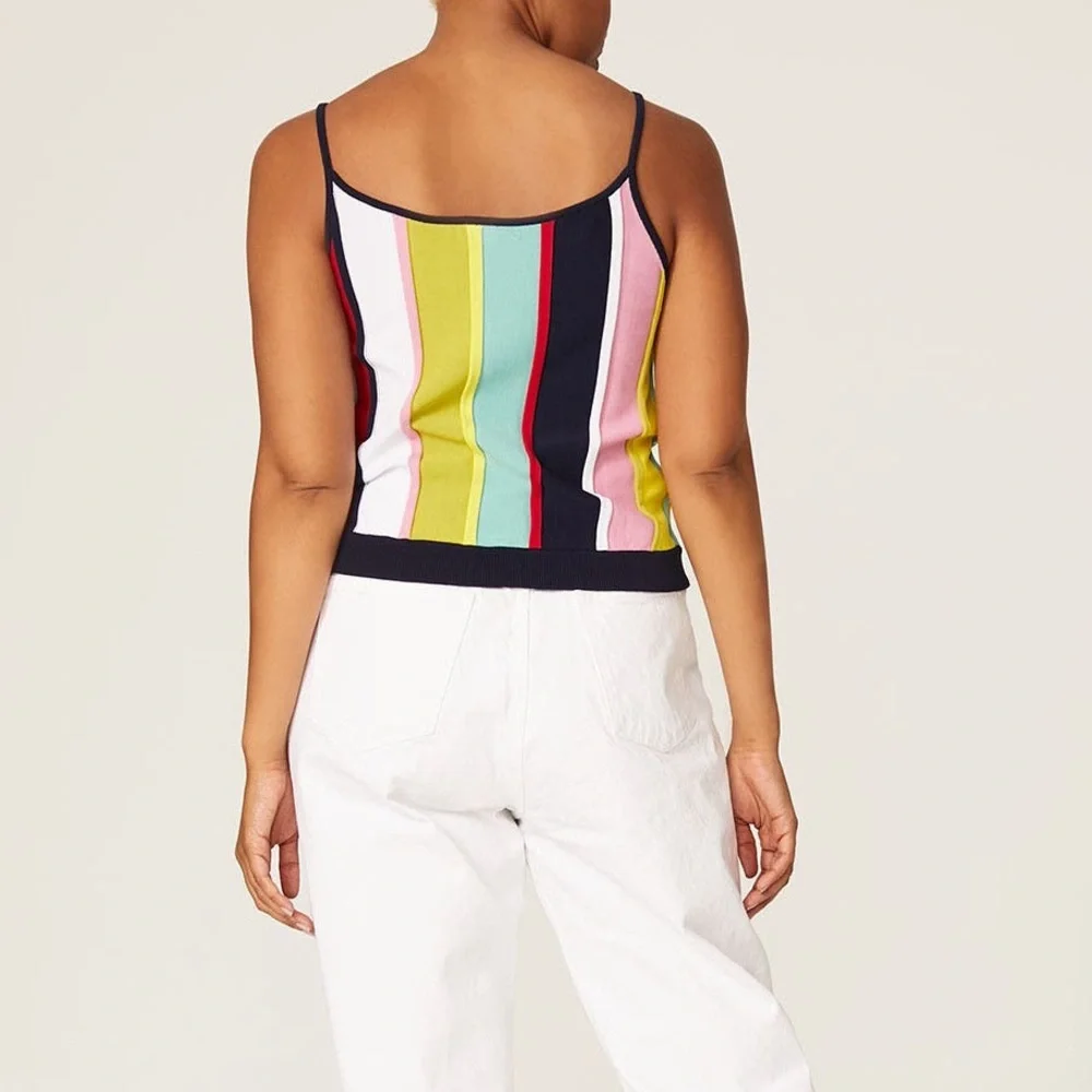 J.Crew Multicolored Knit Crop Top size XS